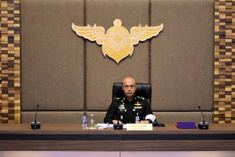 ๗ เม.ย.๖๔ พล.อ.ชูขาติ บัวขาว รอง ปล.กห. (๒) เป็นประธานการประชุมคณะกรรมการวิจัยและพัฒนา วิทยาศาสตร์และเทคโนโลยี การทหาร กระทรวงกลาโหม (กวท.กห.) ครั้งที่๑/๖๔