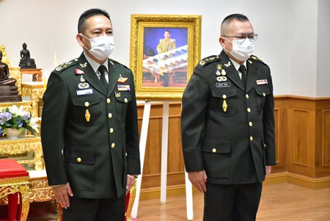 ๑ ต.ค.๖๔ พิธีลงนามในเอกสารรับ ส่ง หน้าที่ เจ้ากรม วิทยาศาสตร์และเทคโนโลยีกลาโหม