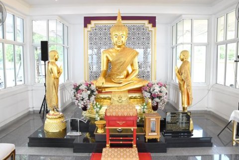 ๒๗ เม.ย.๖๖ จก.วท.กห. และกำลังพล วท.กห. ร่วมกิจกรรมพบกันวันพระ พบพระ พบธรรม