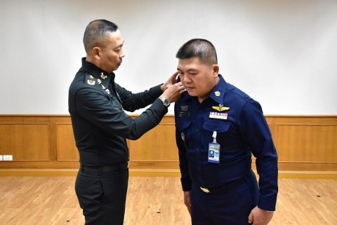 ๒๙ เม.ย.๖๒ พิธีประดับเครื่องหมายยศนายทหารสัญญาบัตร
