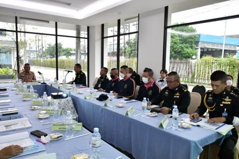 ๑๘ ต.ค.๖๖ รอง ปล.กห.(๔) ตรวจเยี่ยมและรับฟังบรรยายสรุปการบริหารจัดการอาคารที่พักสวัสดิการ สป.(พื้นที่ บางจาก)