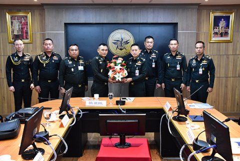 ๑๘ ต.ค.๖๒ พล.ท.คงชีพ ตันตระวาณิชย์ จก.วท.กห. ต้อนรับคณะ พล.ต.สมบุญ เกตุอินทร์ ผอ.สวพ.ทบ.