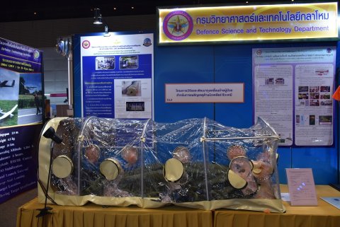 ๗ – ๑๐ เม.ย.๖๒ การเข้าร่วมนำเสนอผลงานด้าน “งานวิจัยเพื่อความมั่นคง” ในงานมหกรรมวิจัยแห่งชาติ ประจำปี ๒๕๖๒ (Thailand Research Expo 2019)