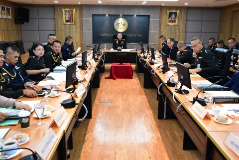 ๑๔ ส.ค.๖๒ การประชุมคณะอนุกรรมการบริหารงานวิจัยและพัฒนา วิทยาศาสตร์และเทคโนโลยีการทหาร กระทรวงกลาโหม (อกวท.กห.บริหาร) ครั้งที่ 3/2562