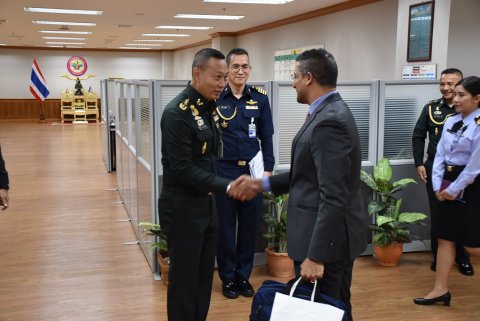 ๒ ก.ค.๖๒ การเข้าเยี่ยมคำนับของ Mr.Alon Yehoshua ผู้ช่วยทูตทหารอิสราเอลประจำประเทศไทย